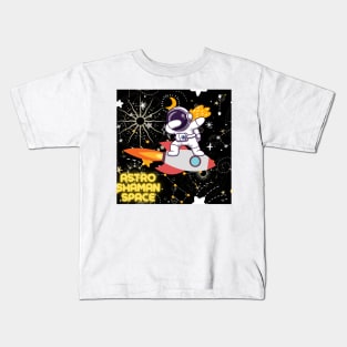 Astroshaman space Kids T-Shirt